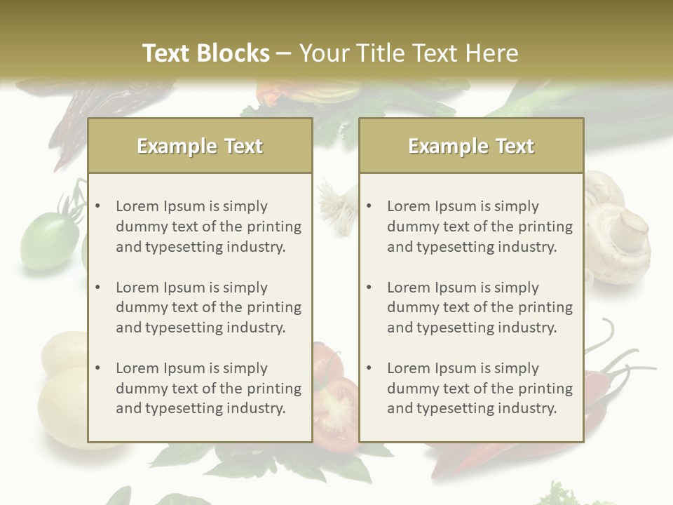 Sprig Work Path Button PowerPoint Template