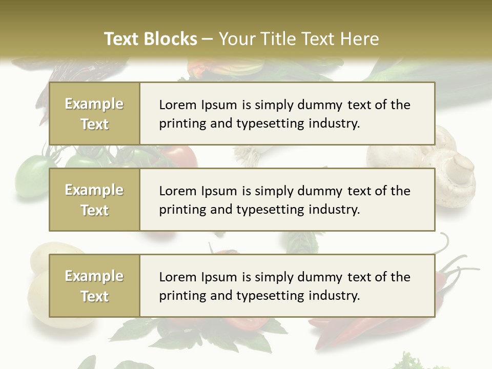 Sprig Work Path Button PowerPoint Template