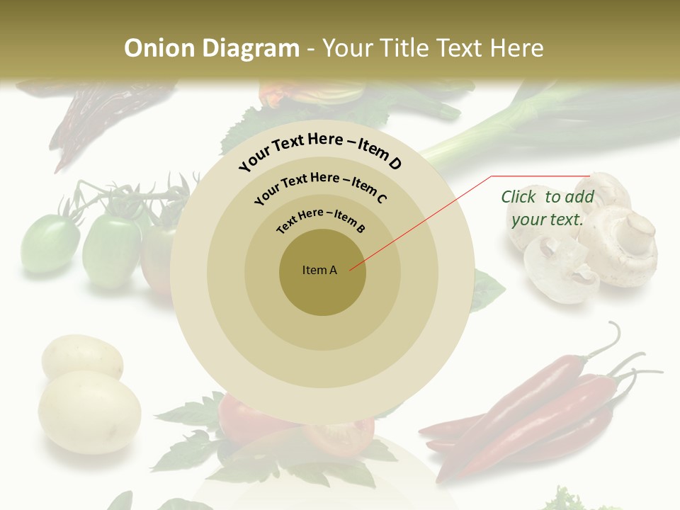 Sprig Work Path Button PowerPoint Template