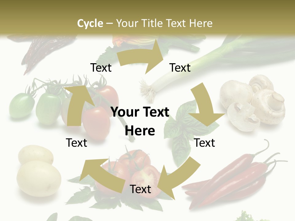 Sprig Work Path Button PowerPoint Template