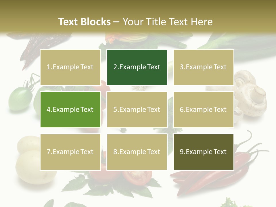 Sprig Work Path Button PowerPoint Template