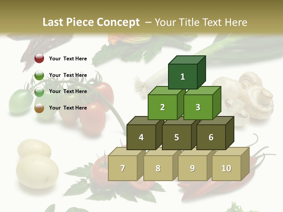 Sprig Work Path Button PowerPoint Template