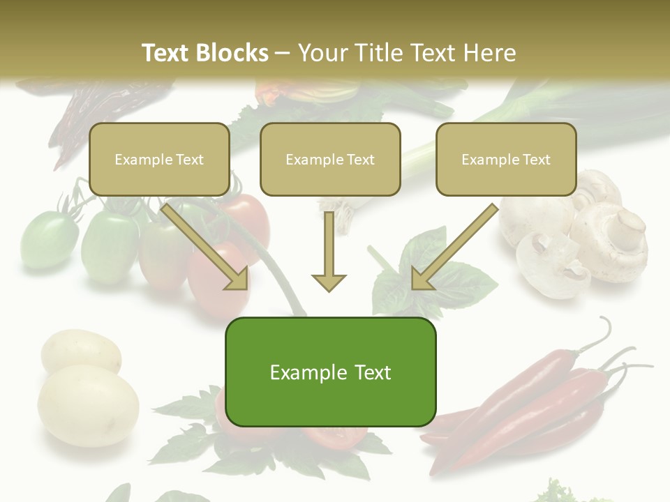 Sprig Work Path Button PowerPoint Template