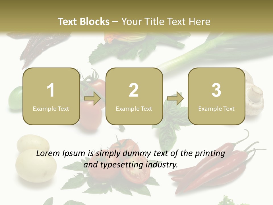 Sprig Work Path Button PowerPoint Template