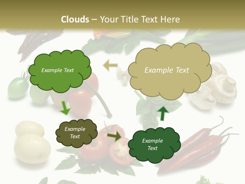 Sprig Work Path Button PowerPoint Template