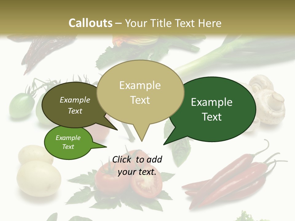 Sprig Work Path Button PowerPoint Template