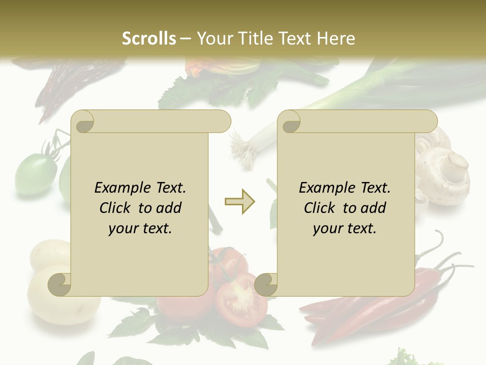 Sprig Work Path Button PowerPoint Template