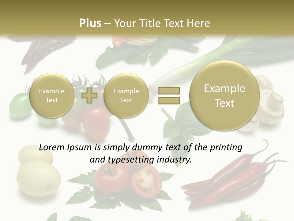 Sprig Work Path Button PowerPoint Template
