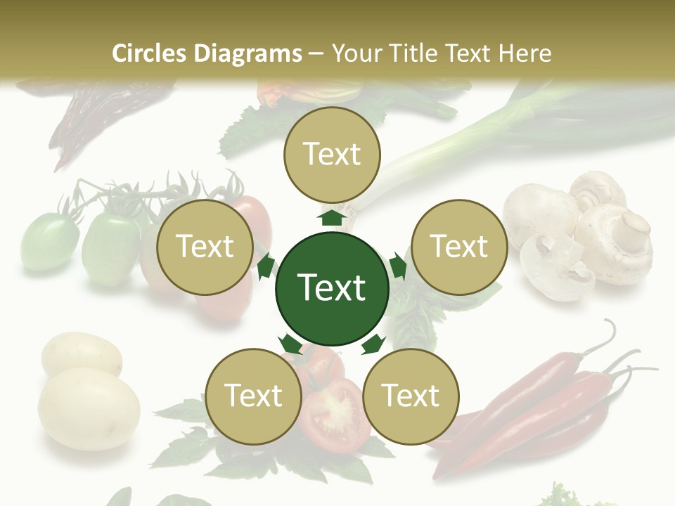 Sprig Work Path Button PowerPoint Template