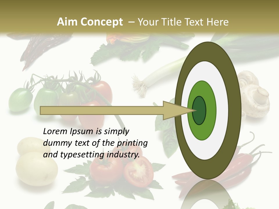 Sprig Work Path Button PowerPoint Template