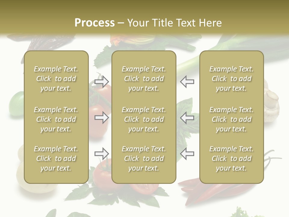 Sprig Work Path Button PowerPoint Template