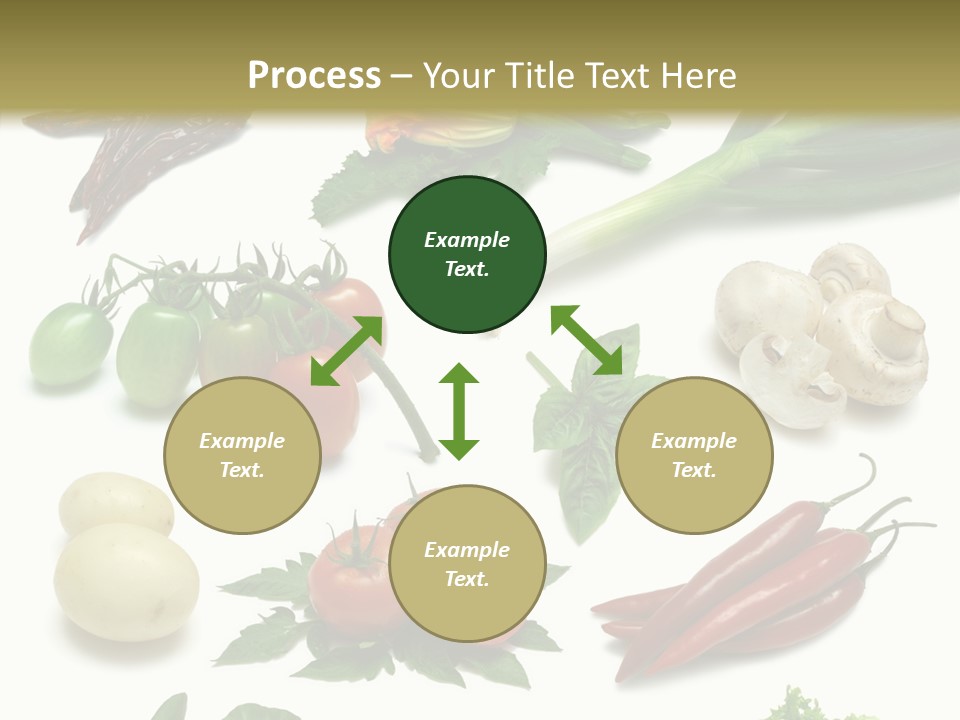 Sprig Work Path Button PowerPoint Template