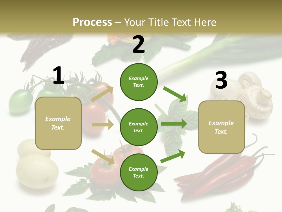 Sprig Work Path Button PowerPoint Template