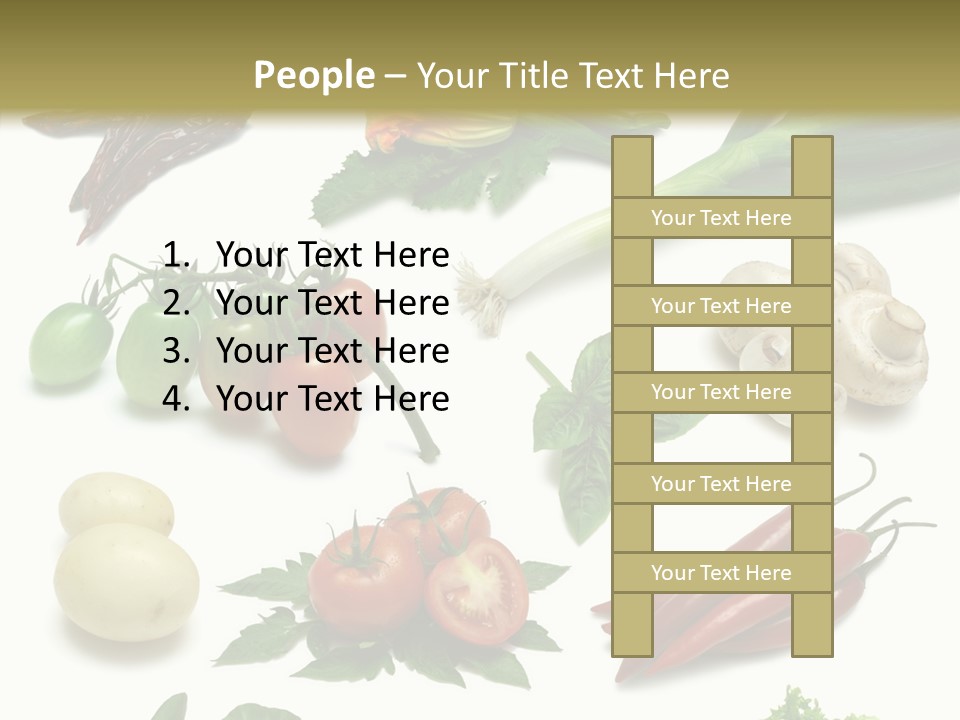 Sprig Work Path Button PowerPoint Template
