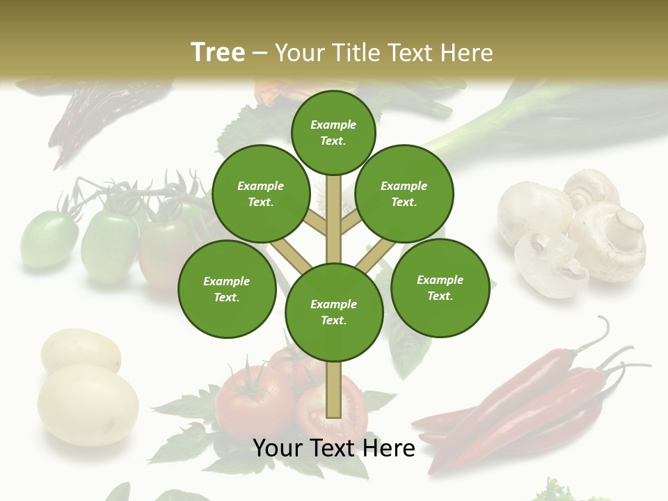 Sprig Work Path Button PowerPoint Template