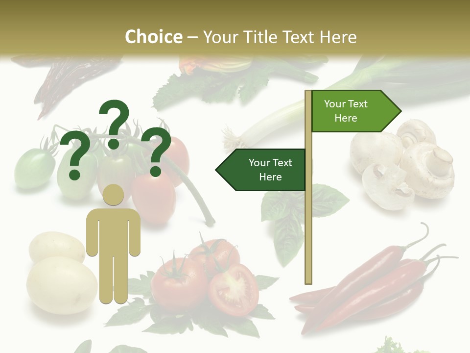 Sprig Work Path Button PowerPoint Template