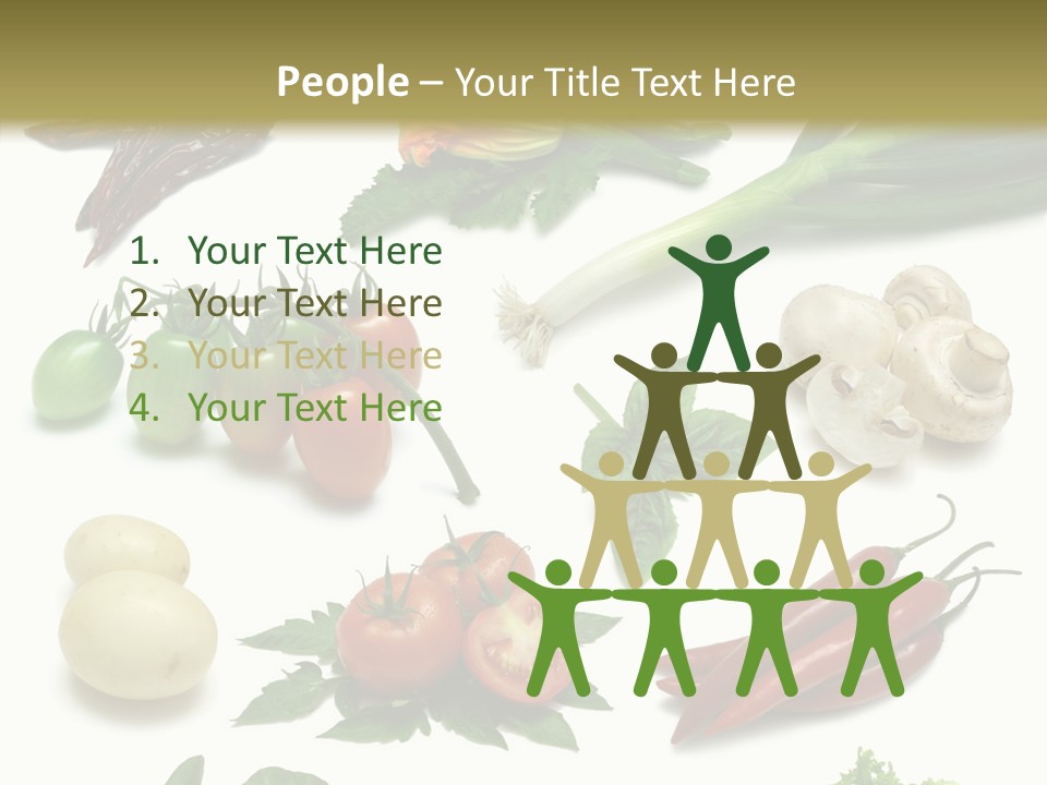 Sprig Work Path Button PowerPoint Template