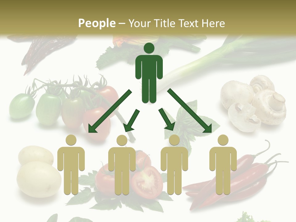 Sprig Work Path Button PowerPoint Template