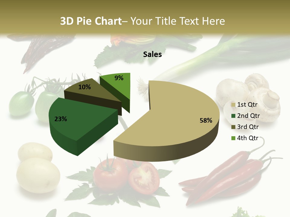 Sprig Work Path Button PowerPoint Template
