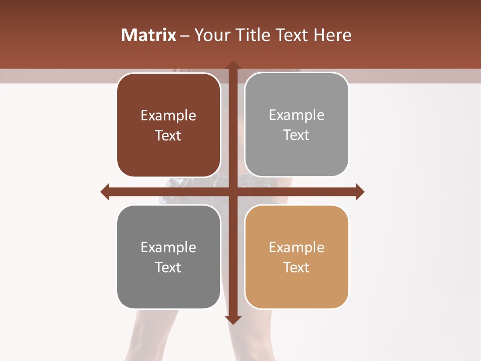 Woman Pretty Figure PowerPoint Template