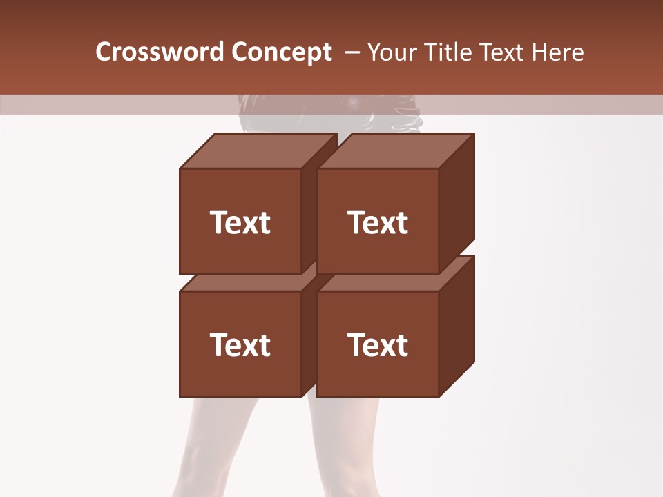 Woman Pretty Figure PowerPoint Template