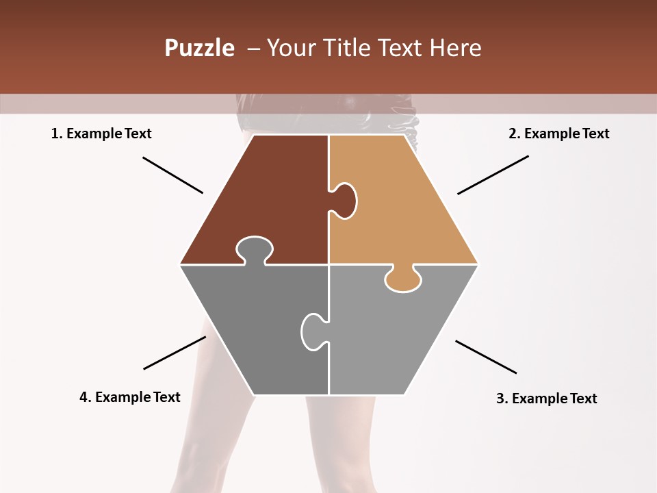 Woman Pretty Figure PowerPoint Template