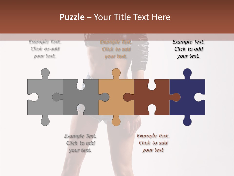 Woman Pretty Figure PowerPoint Template