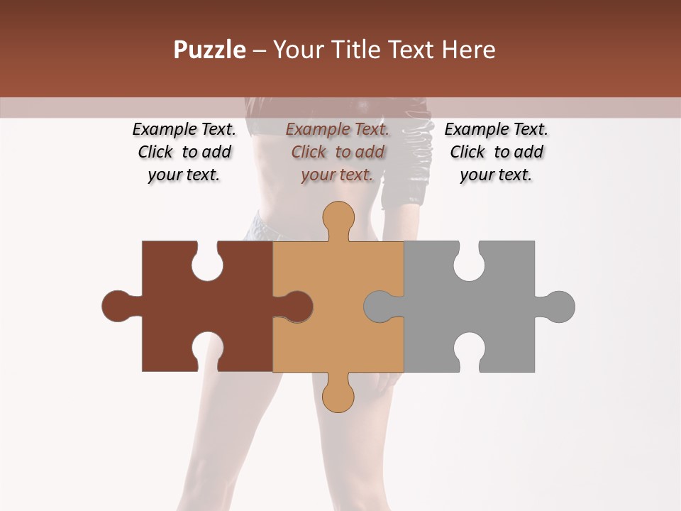 Woman Pretty Figure PowerPoint Template