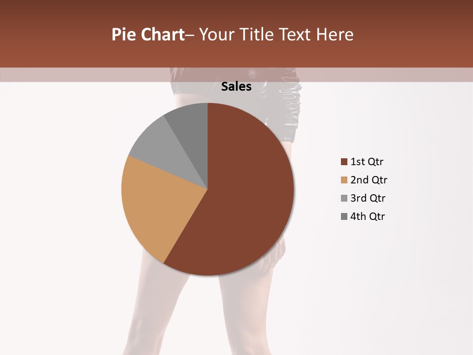 Woman Pretty Figure PowerPoint Template