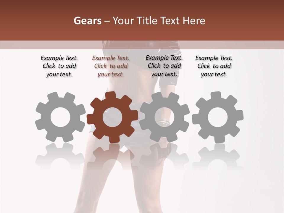 Woman Pretty Figure PowerPoint Template