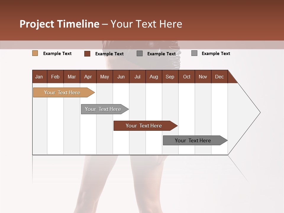 Woman Pretty Figure PowerPoint Template