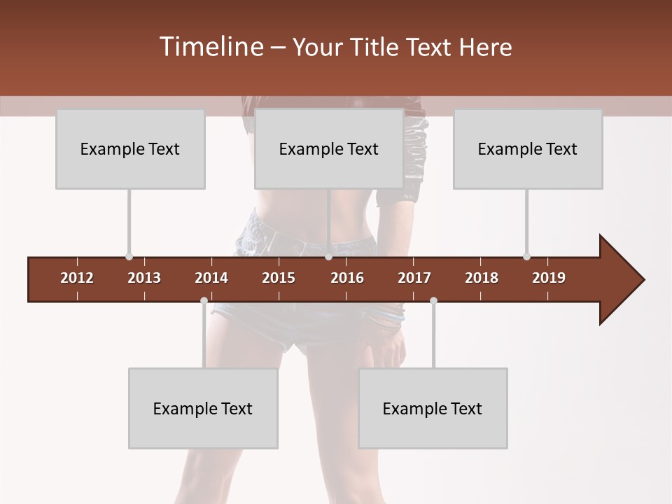 Woman Pretty Figure PowerPoint Template