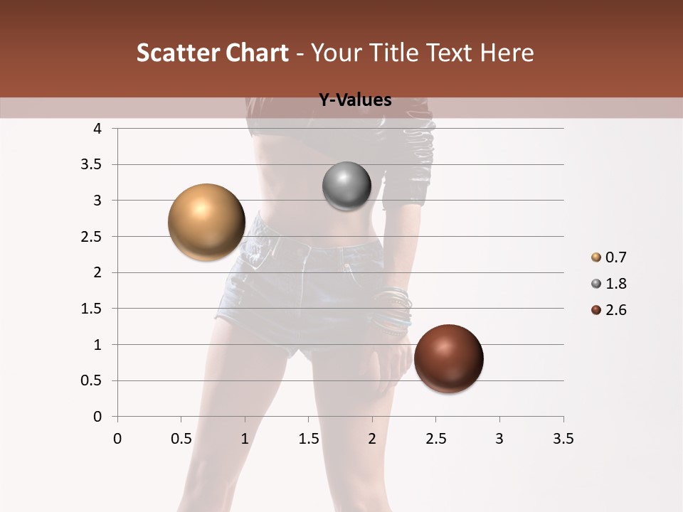 Woman Pretty Figure PowerPoint Template