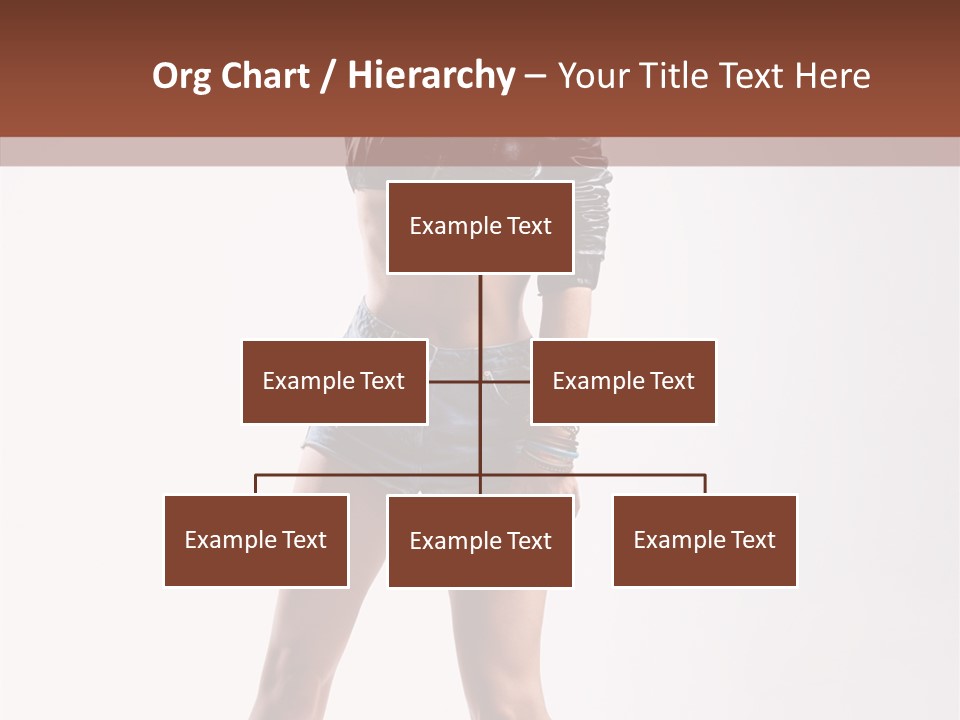 Woman Pretty Figure PowerPoint Template