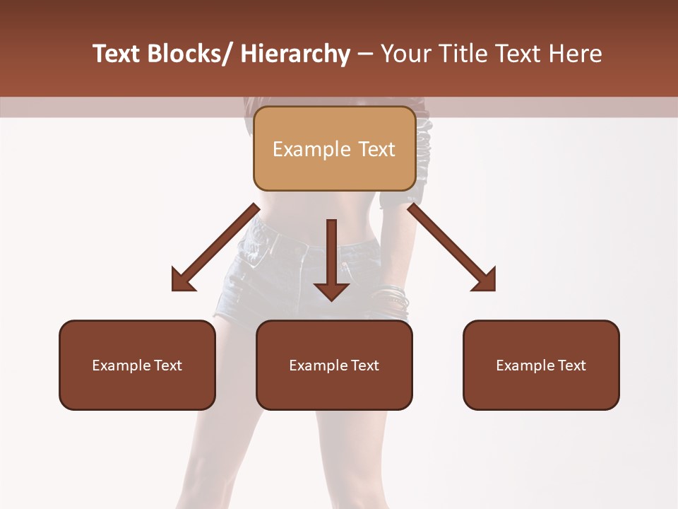 Woman Pretty Figure PowerPoint Template