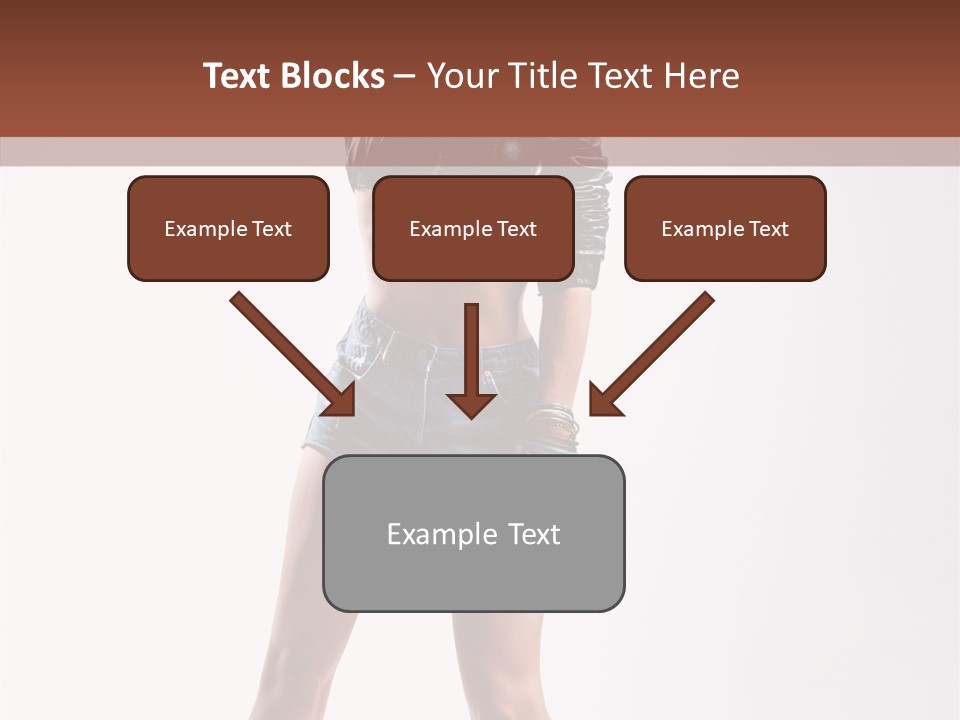 Woman Pretty Figure PowerPoint Template