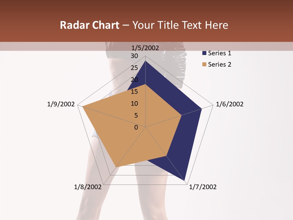 Woman Pretty Figure PowerPoint Template