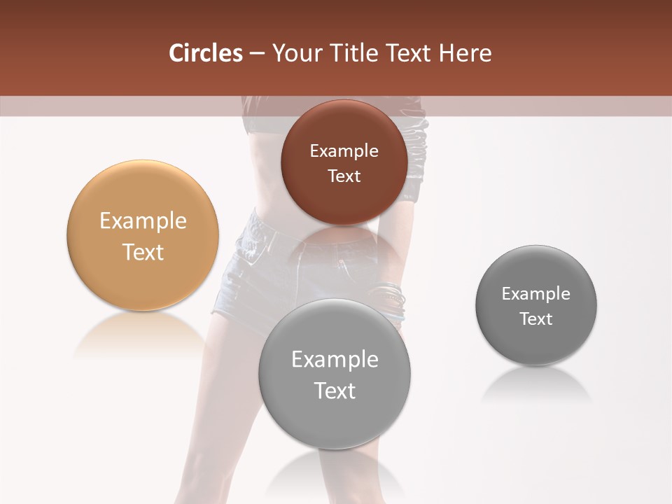 Woman Pretty Figure PowerPoint Template