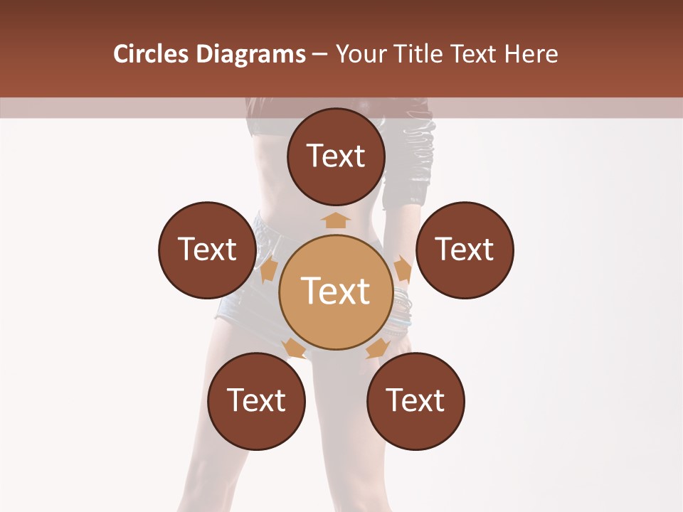 Woman Pretty Figure PowerPoint Template