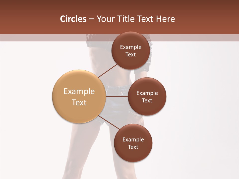 Woman Pretty Figure PowerPoint Template