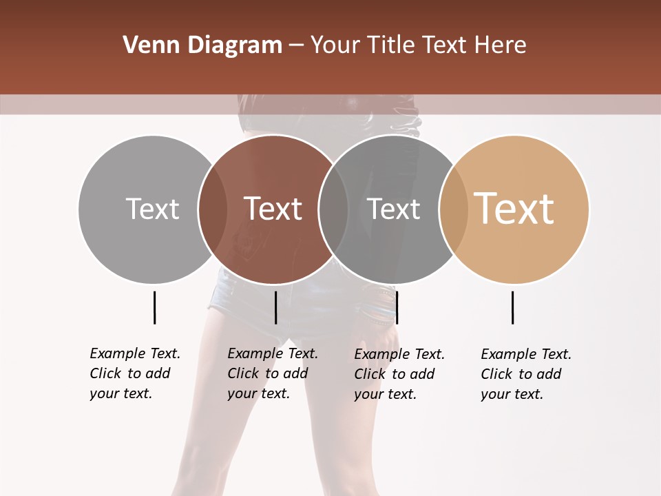 Woman Pretty Figure PowerPoint Template