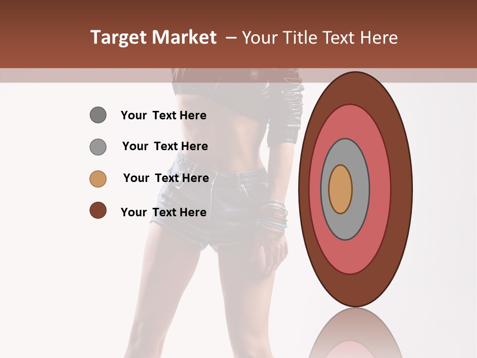 Woman Pretty Figure PowerPoint Template