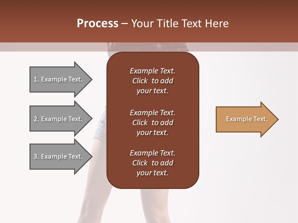 Woman Pretty Figure PowerPoint Template