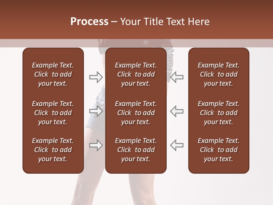 Woman Pretty Figure PowerPoint Template