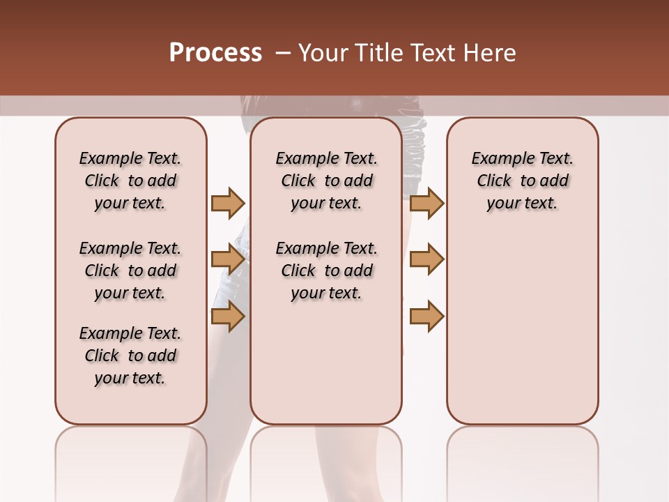 Woman Pretty Figure PowerPoint Template