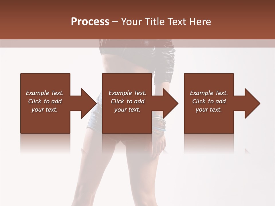 Woman Pretty Figure PowerPoint Template