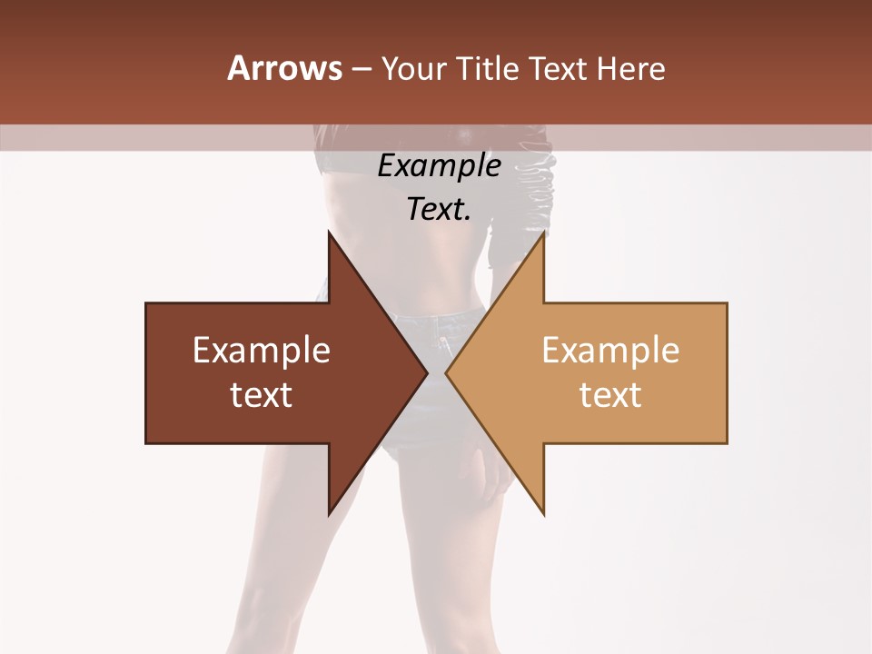 Woman Pretty Figure PowerPoint Template