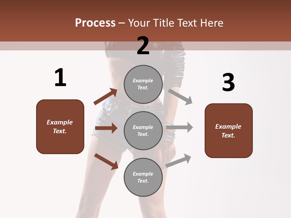 Woman Pretty Figure PowerPoint Template