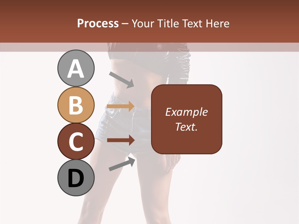 Woman Pretty Figure PowerPoint Template