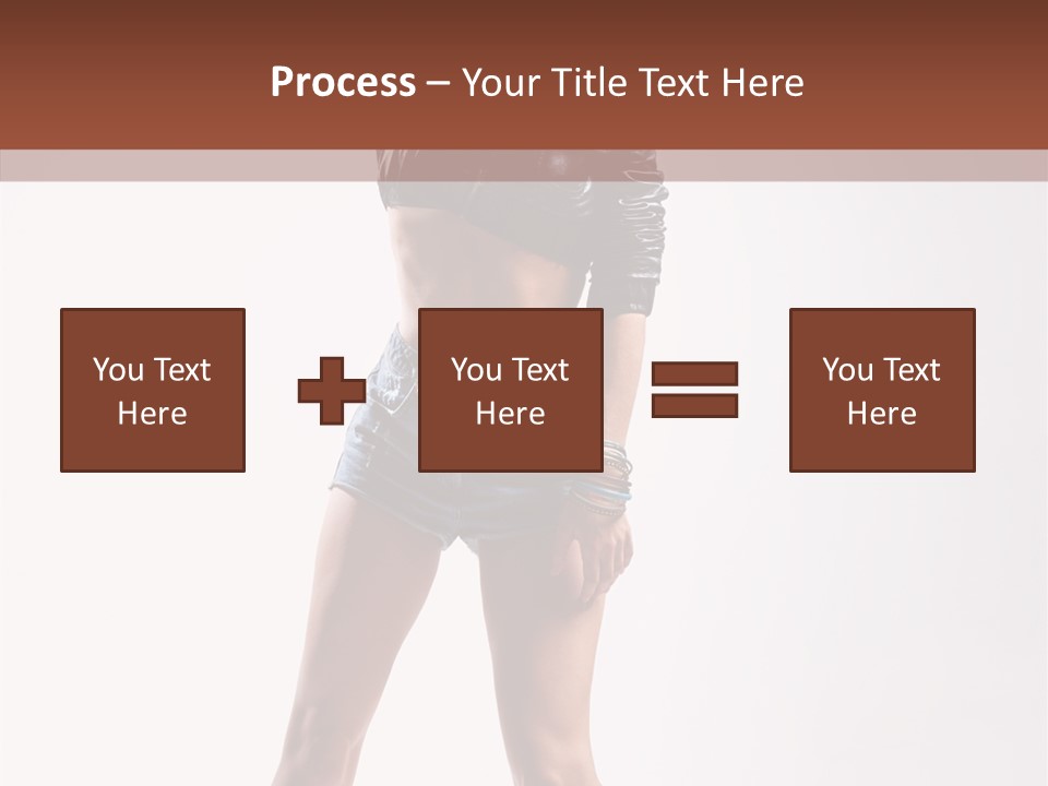 Woman Pretty Figure PowerPoint Template